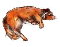 Hero Sticker (Sleeping)