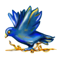 Blue Robin Sticker